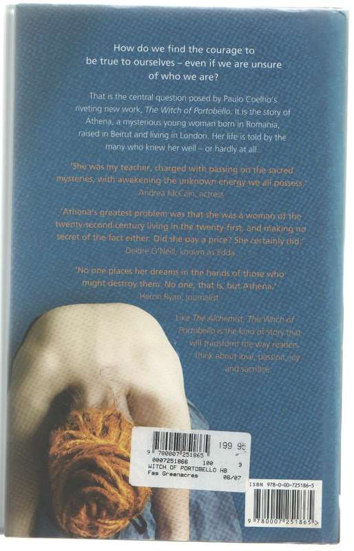 THE WITCH OF PORTOBELLO - PAULO COELHO (1 ST PUBLISHED 2007)
