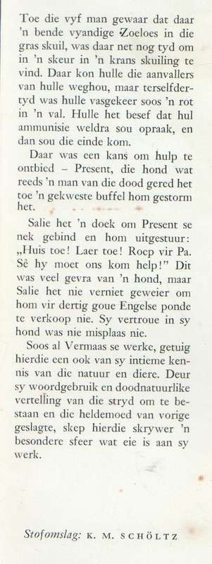 PRESENT - H J VERMAAS (6 DE DRUK 1970)