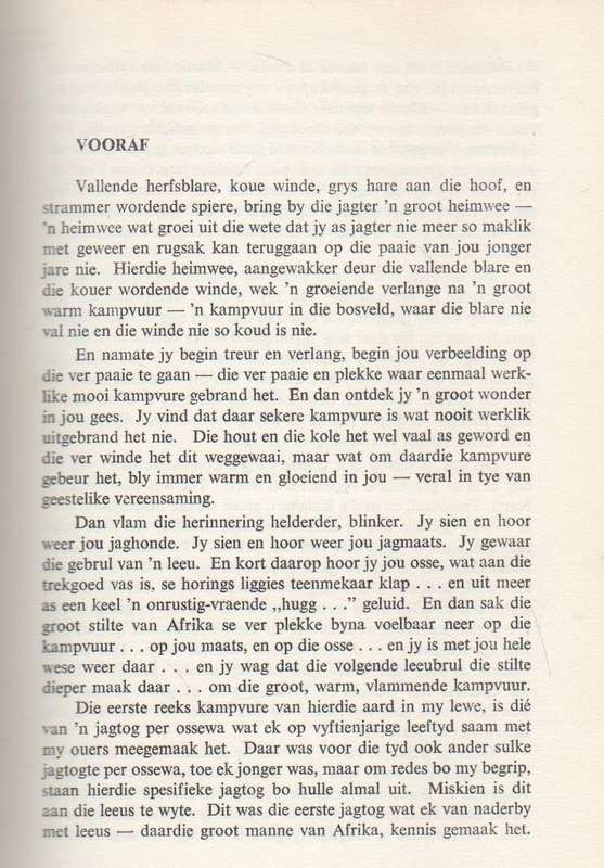 KAMPVURE WAT NIE UITBRAND NIE - P J SCHOEMAN (2 DE DRUK 1968) JAGVERHALE