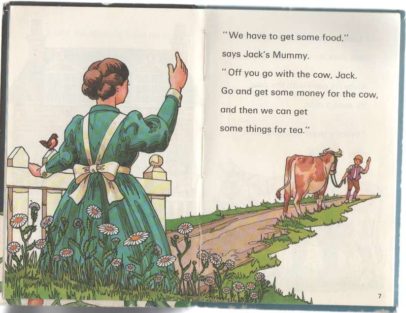 JACK AND THE BEANSTALK - LADYBIRD ( READING LEVEL 4 - 1977)