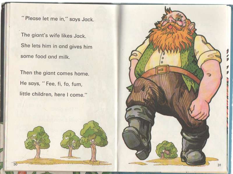 JACK AND THE BEANSTALK - LADYBIRD ( READING LEVEL 4 - 1977)