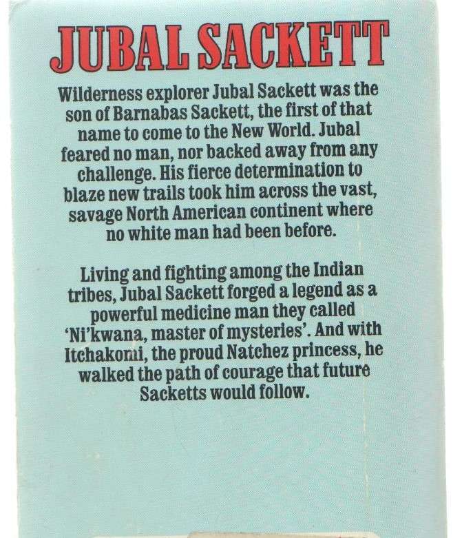JUBAL SACKETT - LOUIS LAMOUR (1987 - WESTERN)