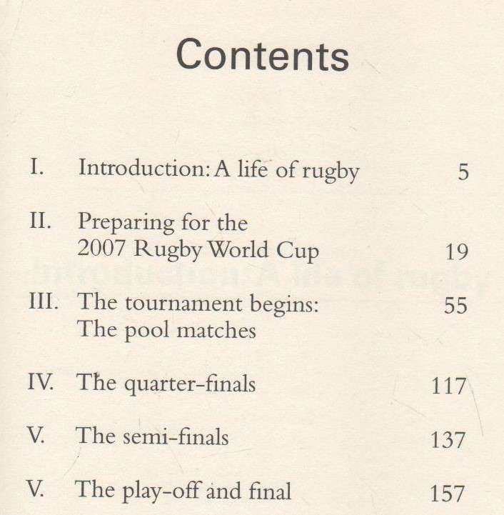 THE RUGBY WORLD CUP DIARIES , A REFEREE'S INSIDE VIEW - STUART DICKINSON (2007)