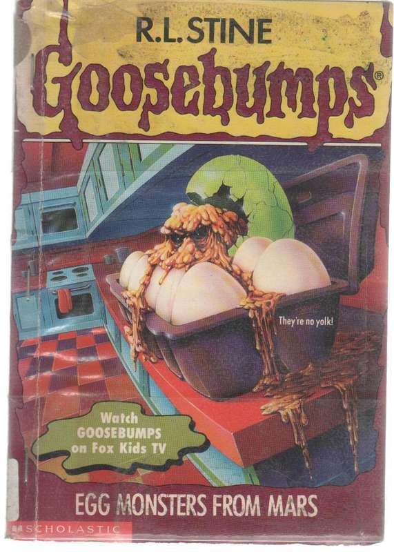 GOOSEBUMPS, EGG MONSTERS FROM MARS  - R L STINE  (1996) SCHOLASTIC