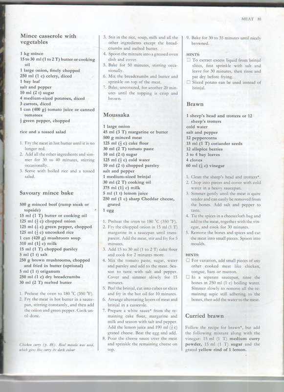 COOK AND ENJOY IT - S J A DE VILLIERS (REPRINT 2005)