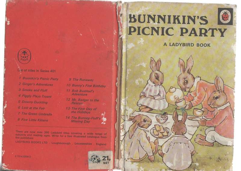 BUNNIKIN'S PICNIC PARTY - A LADYBIRD BOOK (1940)