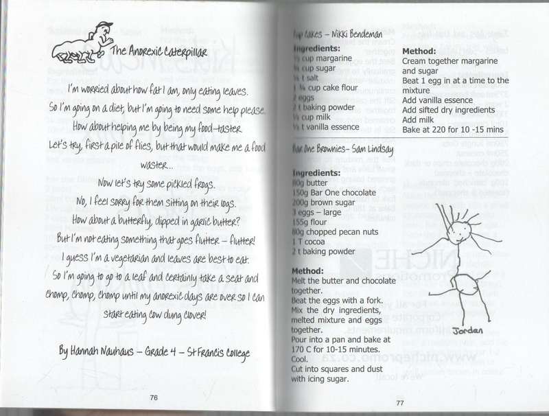 ST FRANCIS COLLEGE RECIPE BOOK 2008  - LEARN TO LIVE