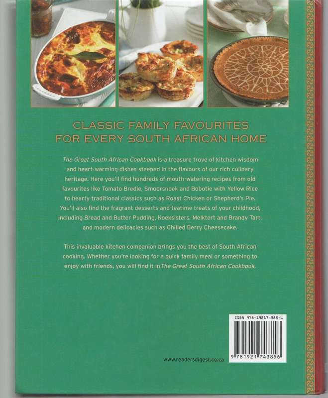 THE GREAT SOUTH AFRICAN COOKBOOK - PAT KRAMER (2011)