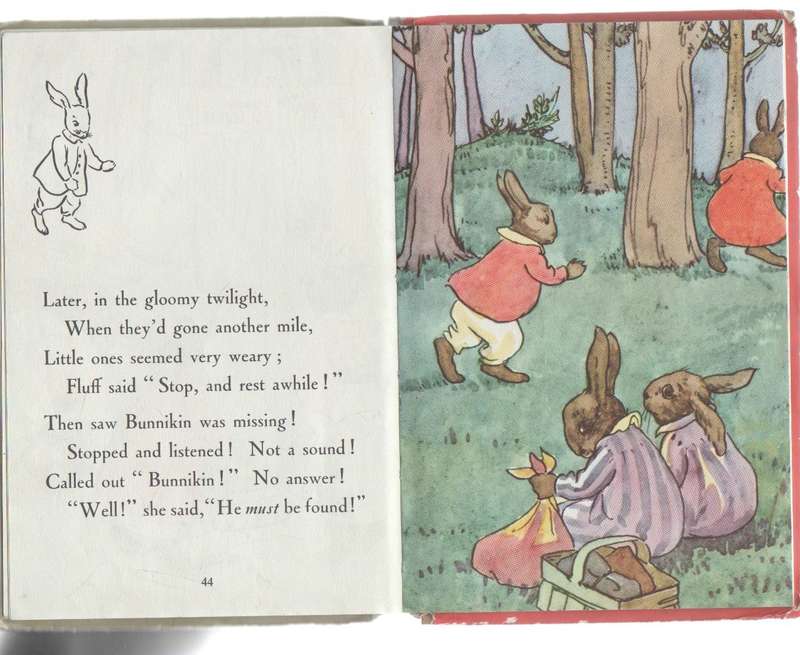 BUNNIKIN'S PICNIC PARTY - A LADYBIRD BOOK (1940)