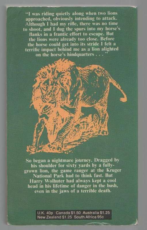 MEMORIES OF A GAME RANGER - HARRY WOLHUTER (1971)