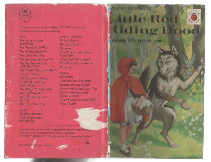 LITTLE RED RIDING HOOD - A LADYBIRD EASY READING BOOK (1972)