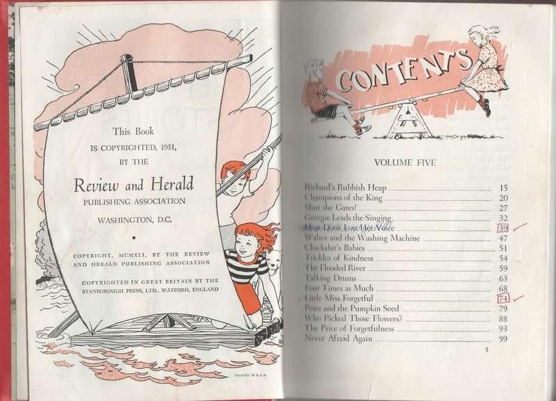 UNCLE ARTHUR'S BEDTIME STORIES , VOLUME  5 - ARTHUR S MAXWELL (1951)