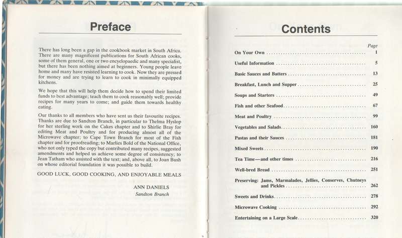 COOKING WITH THE HOUSEWIVES' LEAGUE (1989) JOHANNESBURG HOUSEWIVES' LEAGUE OF SOUTH AFRICA