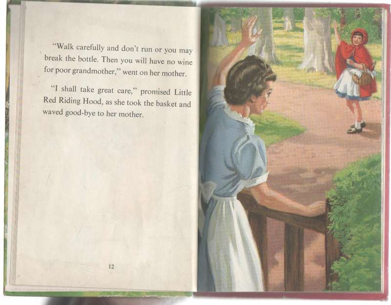 LITTLE RED RIDING HOOD - A LADYBIRD EASY READING BOOK (1972)