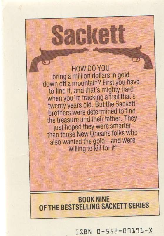 TREASURE MOUNTAIN - LOUIS LAMOUR (WESTERN -1985, BOOK NINE OF TTHE SACKETT SERIES)