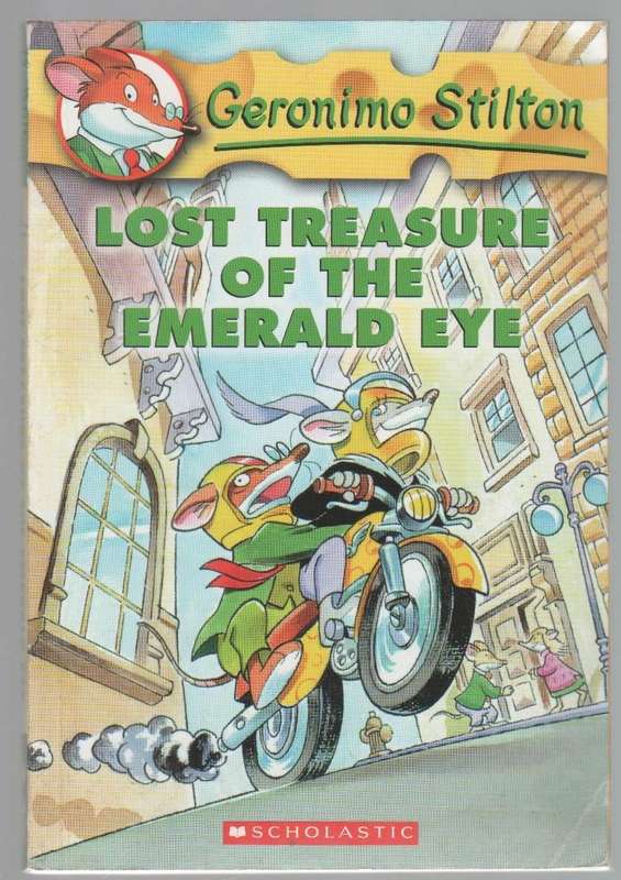 LOST TREASURE OF THE EMERALD EYE - GERONIMO STILTON (SCHOLASTIC - 2004)