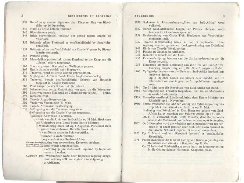 DIE SUID-AFRIKAANSE LEERLINGGIDS - P G VAN ROOYEN (8 STE UITGAWE 1973)