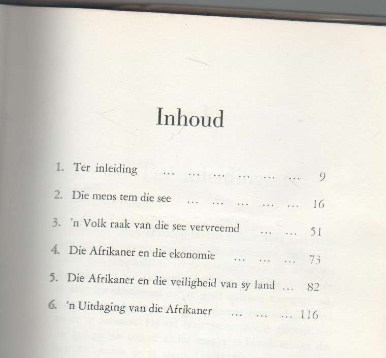 DIE AFRIKANER EN DIE SEE - G D SCHOLTZ (1969)