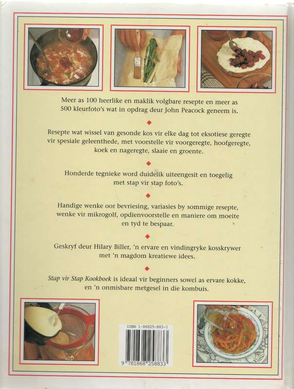STAP VIR STAP KOOKBOEK - HILARY BILLER & JOHN PEACOCK  (1995)
