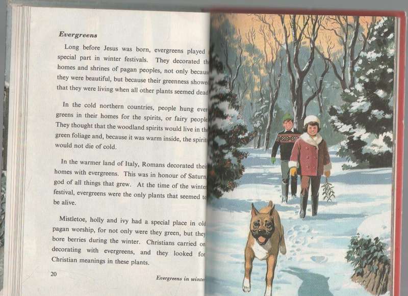 THE STORIES OF OUR CHRISTMAS CUSTOMS , A LADYBIRD BOOK (1964)