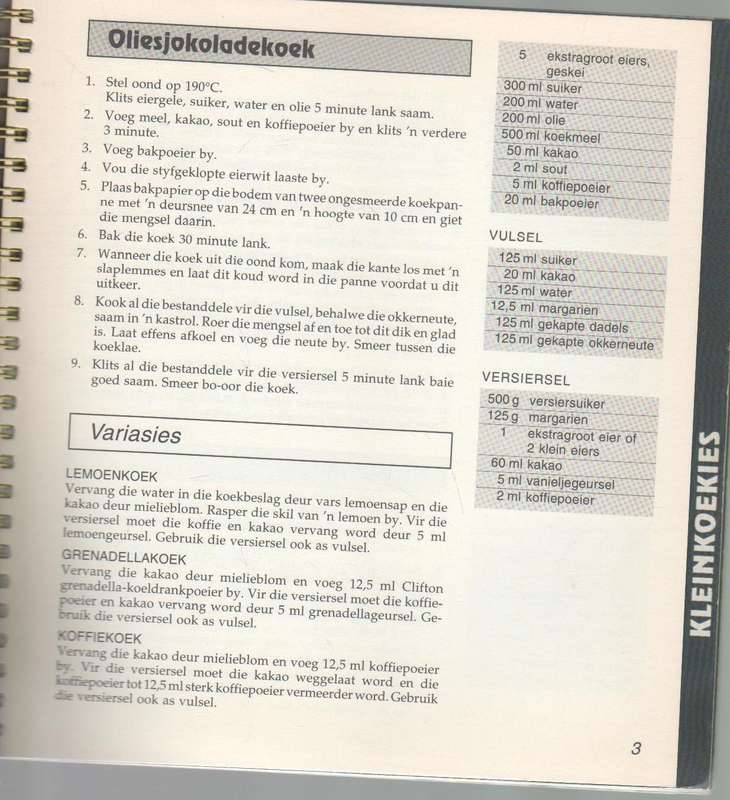 SAARTJIE SE TUISNYWERHEIDSRESEPTE