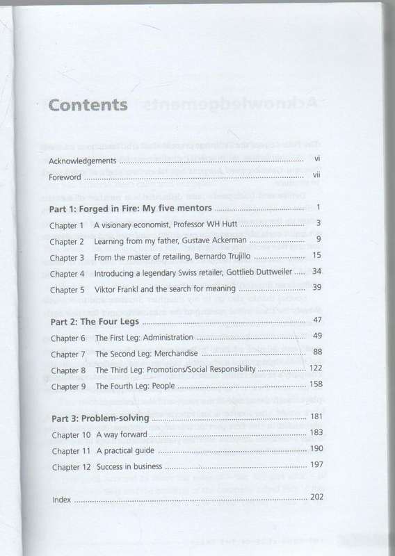THE FOUR LEGS OF THE TABLE - RAYMOND ACKERMAN'S FORMULA FOR SUCCESS - DENISE PRICHARD (2005)