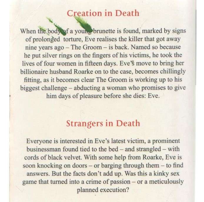 J D ROBB OMNIBUS: CREATION IN DEATH & STRANGERS IN DEATH (2011)