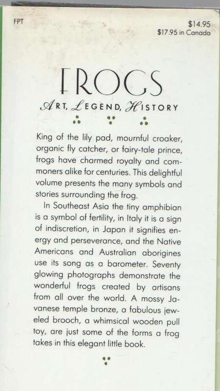 FROGS, ART, LEGEND, HISTORY - PATRIZIA RIBUOLI & MARINA ROBBIANI (1992)