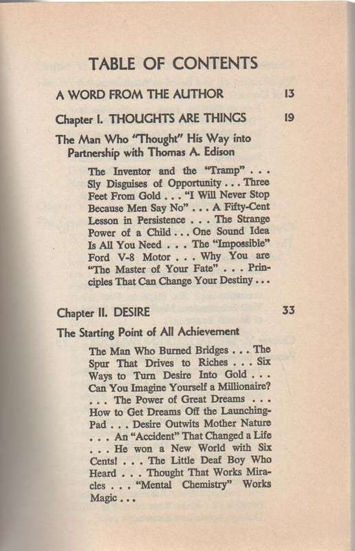 THINK AND GROW RICH - NAPOLEON HILL (1960)