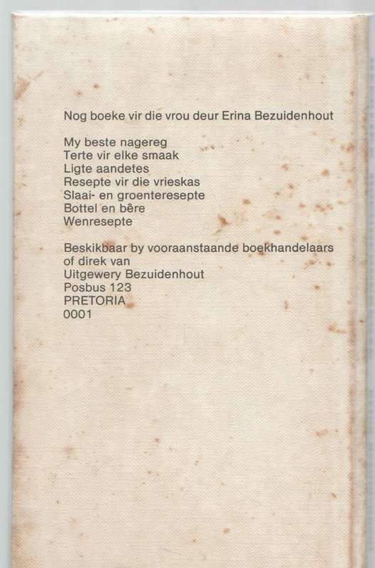 HEERLIKE HOENDERGEREGTE - ERINA BEZUIDENHOUT (2 DE UITGAWE 1983)