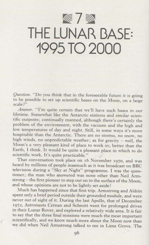 THE NEXT FIFTY YEARS IN SPACE - PATRICK MOORE (1975)