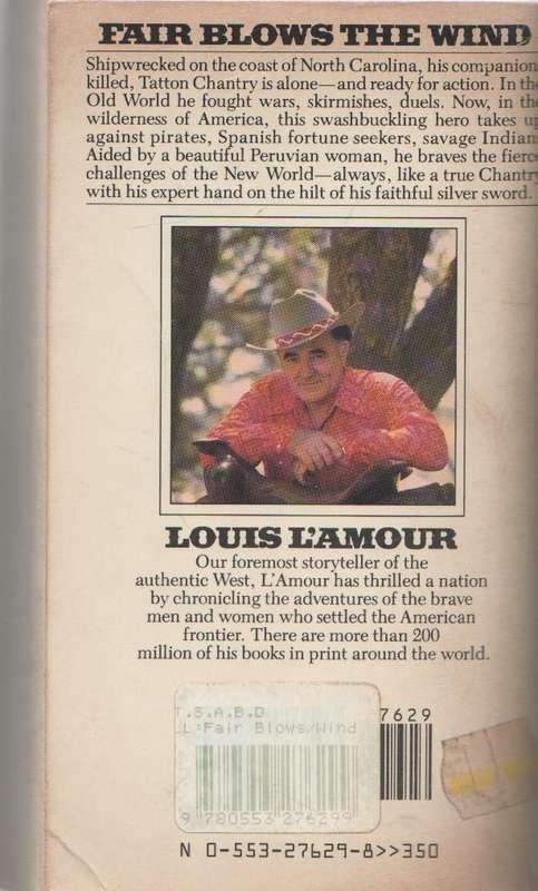 FAIR BLOWS THE WIND - LOUIS LAMOUR (WESTERN 1990)