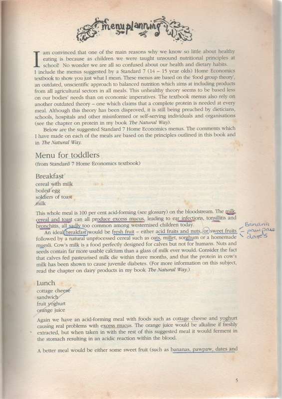 THE NATURAL WAY, RECIPE BOOK 1 - MARY-ANN SHEARER (1 ST EDITION 1995)