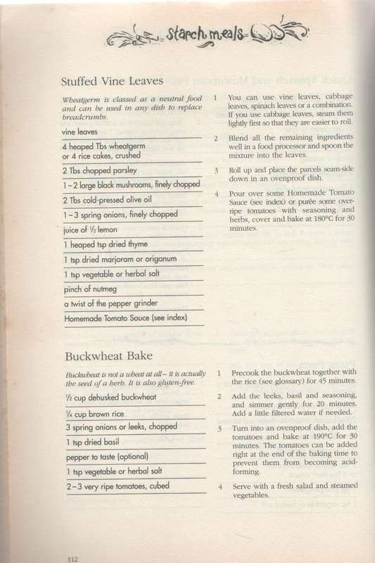 THE NATURAL WAY, RECIPE BOOK 1 - MARY-ANN SHEARER (1 ST EDITION 1995)