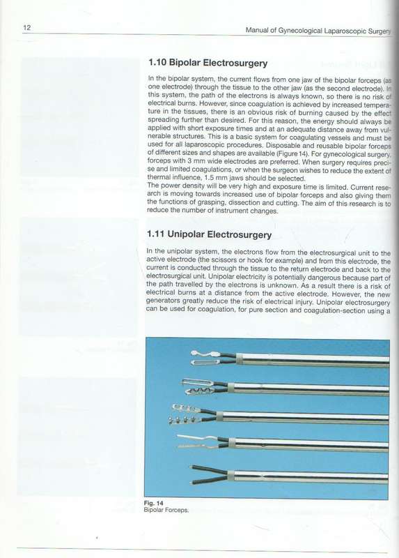 MANUAL OF GYNECOLOGICAL LAPAROSCOPIC SURGERY - PROF LUCA MENCAGLIA & PROF ARNAUD WATTIEZ (2005)