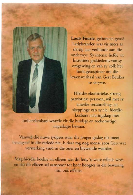 UIT DIE LEWE VAN GERT BEUKES - LOUIS FOURIE (2012)