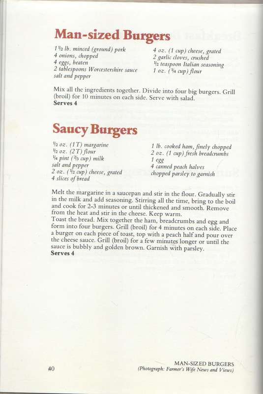 THE BURGER BOOK - NORMA MILLER (1979)