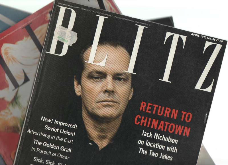 FIVE BLITZ MAGAZINES  1987 - 1990