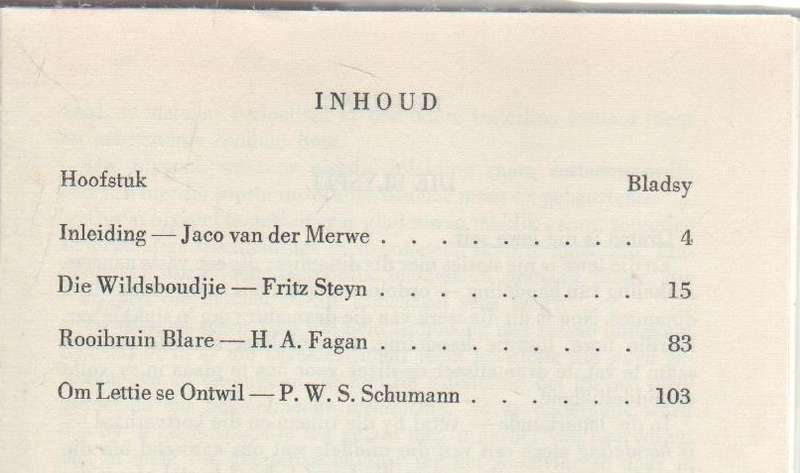 DIE LEWE IS 'N SPEELTONEEL - FRITZ STEYN, H A FAGAN &PWS SCHUMANN (APB 1959)