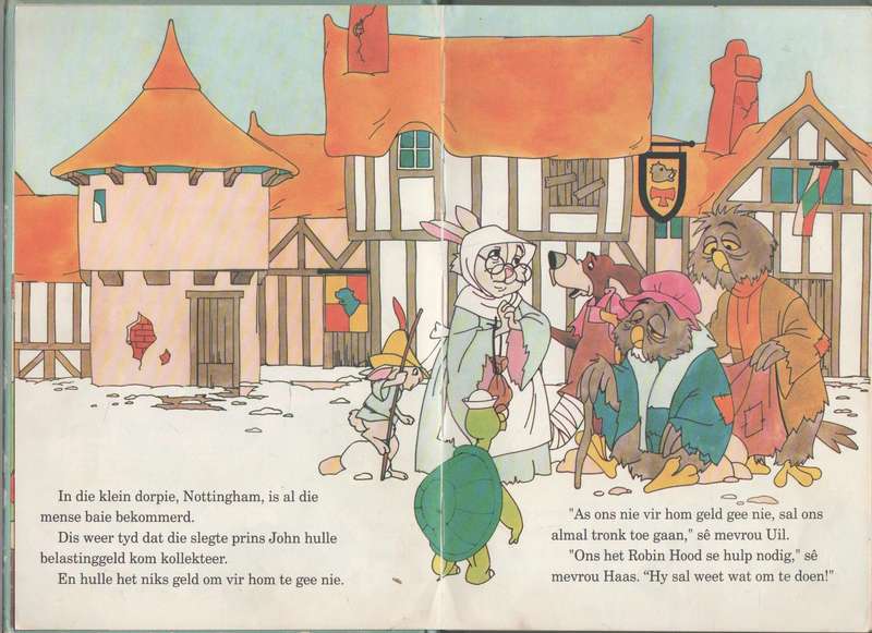 ROBIN HOOD KOM TOT DIE REDDING - WALT DISNEY (OORVERTEL DEUR SONIA GOUWS -1979)