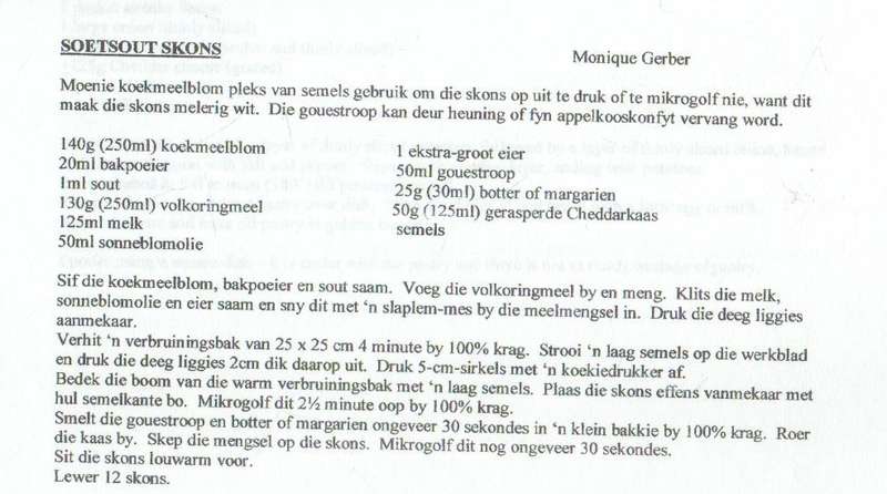MOUNT PLEASANT JUNIOR PRE-PRIMER/ JUNIOR PRE-PRIMARY RECIPE BOOK