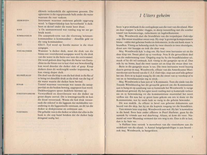 SPIOENDUIKER FRANS ALBERTS - GIDEON JOUBERT (3 DE UITGAWE 1983)