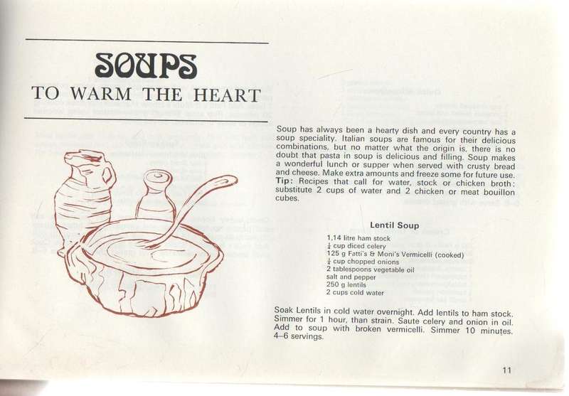 FATTI'S AND MONI'S MACARONI  - E A CROSS (OLD)