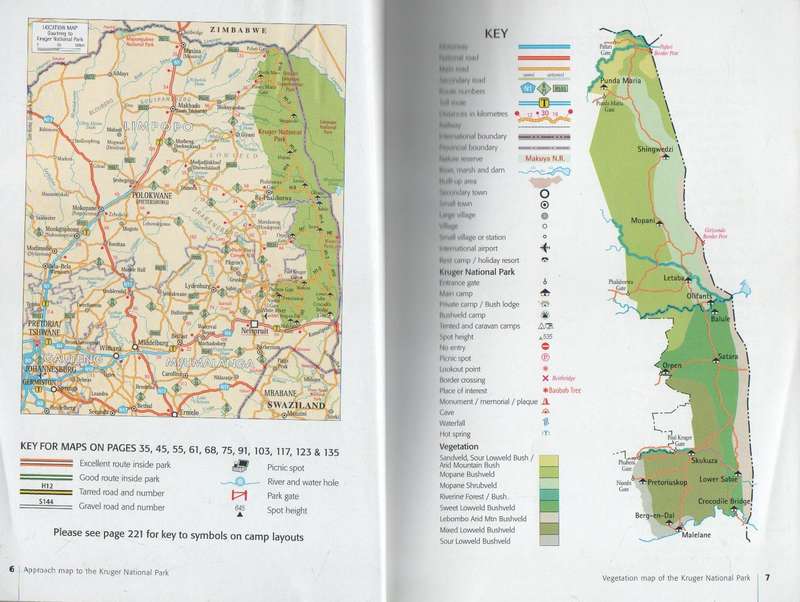 GETAWAY GUIDE TO THE KRUGER NATIONAL PARK - CAMERON EWART-SMITH (2005)
