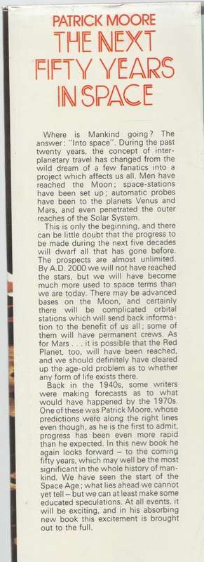 THE NEXT FIFTY YEARS IN SPACE - PATRICK MOORE (1975)