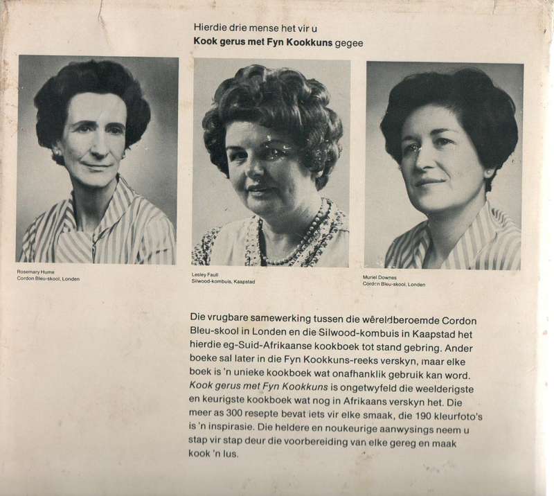 KOOK GERUS MET FYN KOOKKUNS - SILWOOD KOMBUIS KAAPSTAD (1 STE UITGAWE 1971)