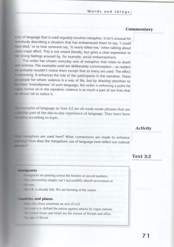 WORKING WITH TEXTS A CORE INTRODUCTION TO LANGUAGE ANALYSIS - ADRIAN BEARD