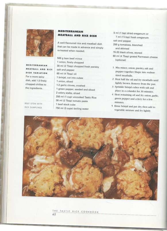 RICE - THE TASTIC RICE COOKBOOK - SUE STIRTON