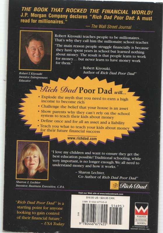 RICH DAD, POOR DAD - ROBERT KIYOSAKI (1998)