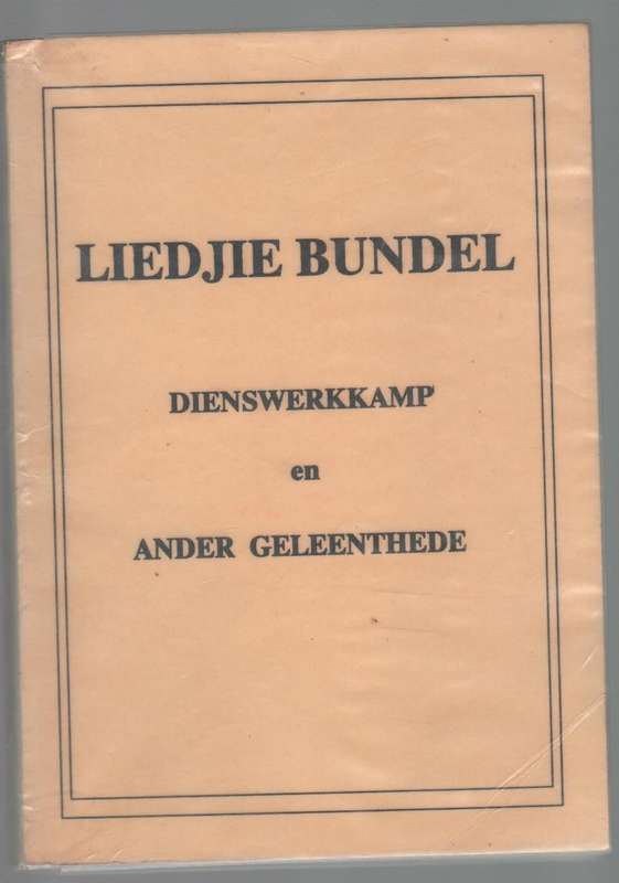 LIEDJIE BUNDEL DIENSWERKKAMP EN ANDER GELEENTHEDE